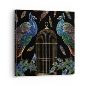 Bild auf Leinwand - Leinwandbild - In königlichen Gewändern - 30x30 cm