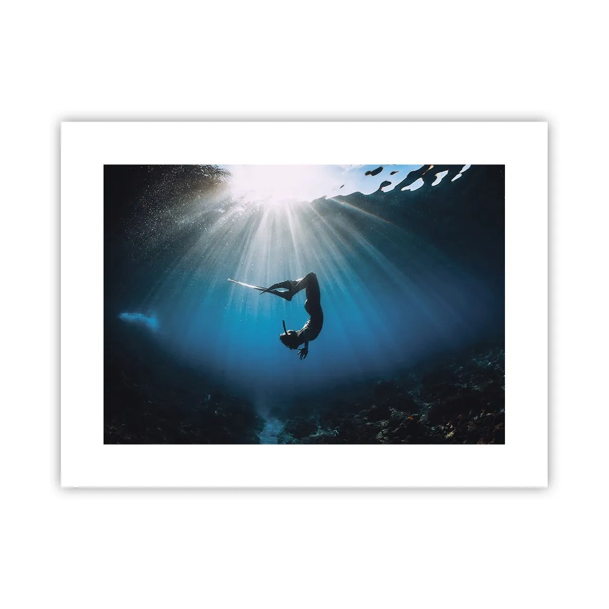 Poster - Tanz unter Wasser - 40x30 cm