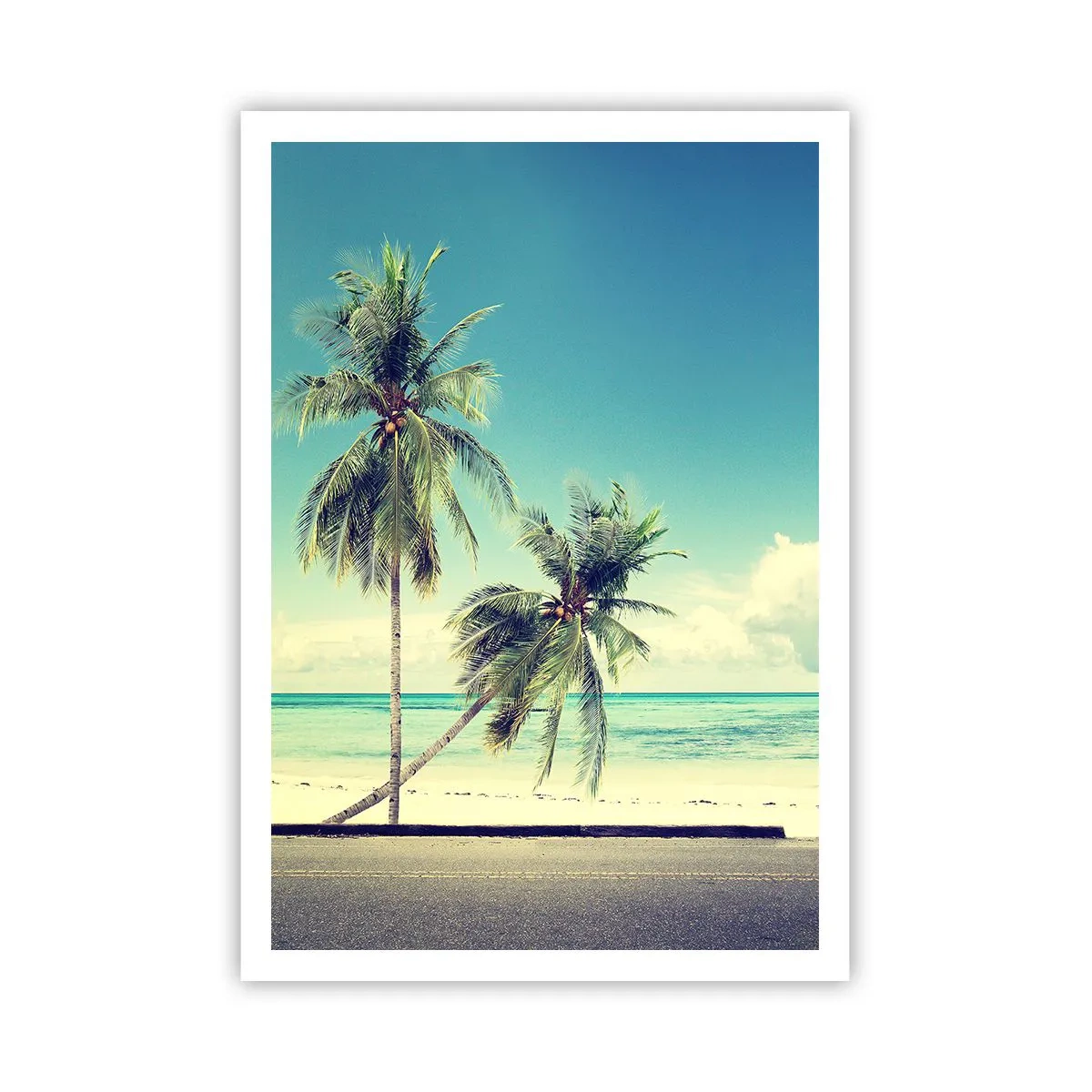 Poster - Zeit um in die Ferien zu starten - 70x100 cm