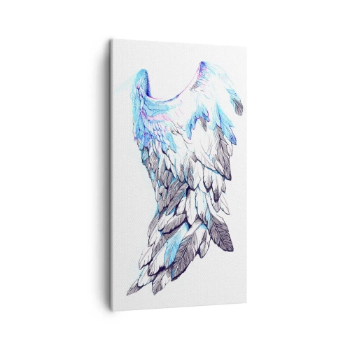 Bild auf Leinwand - Leinwandbild - Ich brauche Flügel - 45x80 cm