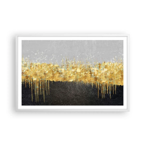 Poster in einem weißen Rahmen - Nach innen und nach oben - 91x61 cm