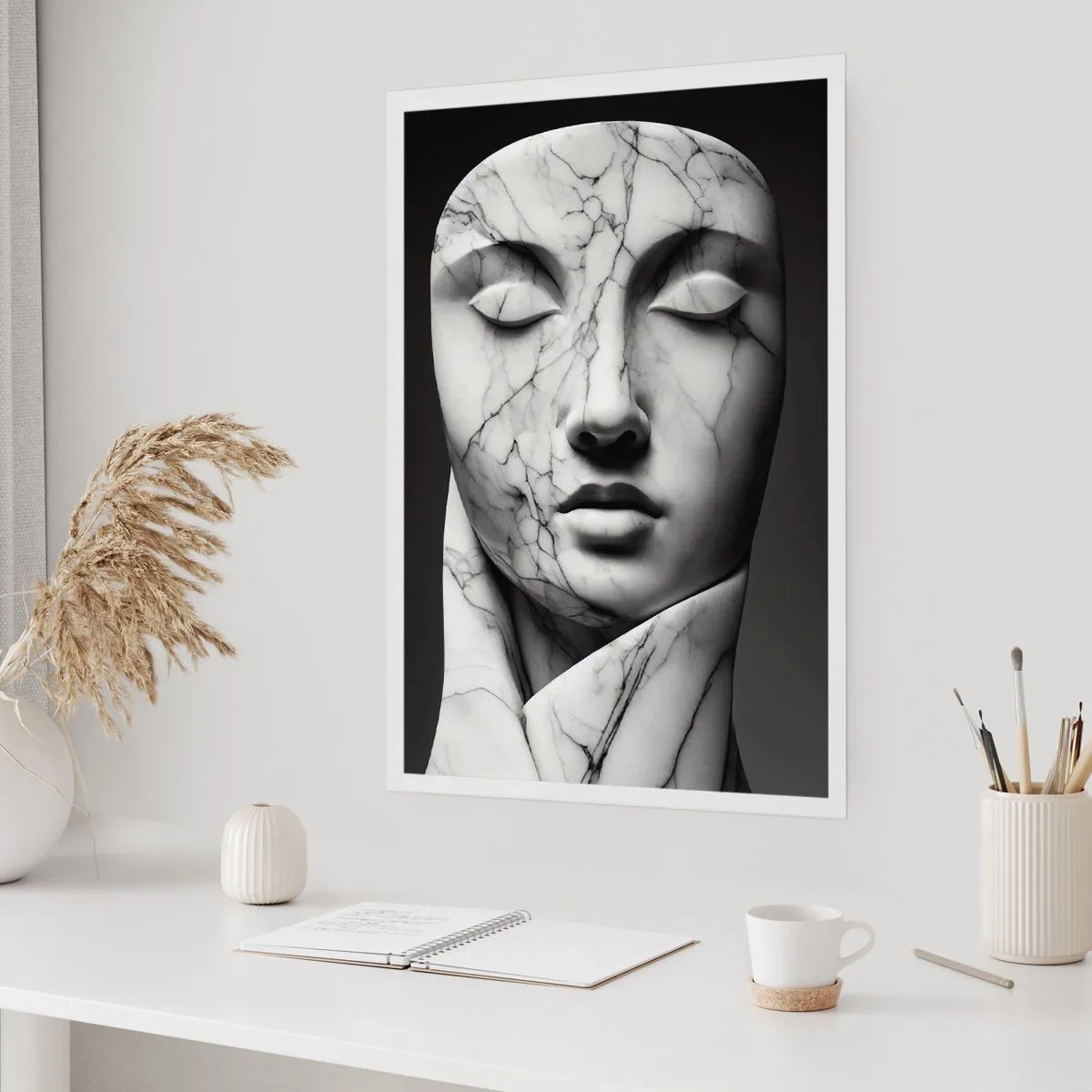 Poster - Marmorformen - 30x40 cm