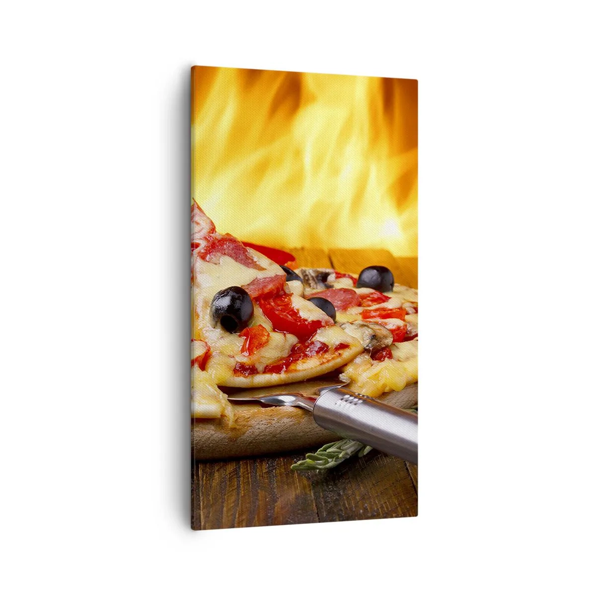 Bild auf Leinwand - Leinwandbild - Aus Italien mit Liebe - 55x100 cm