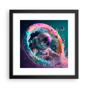 Poster in einem schwarzem Rahmen - Sternentor - 30x30 cm