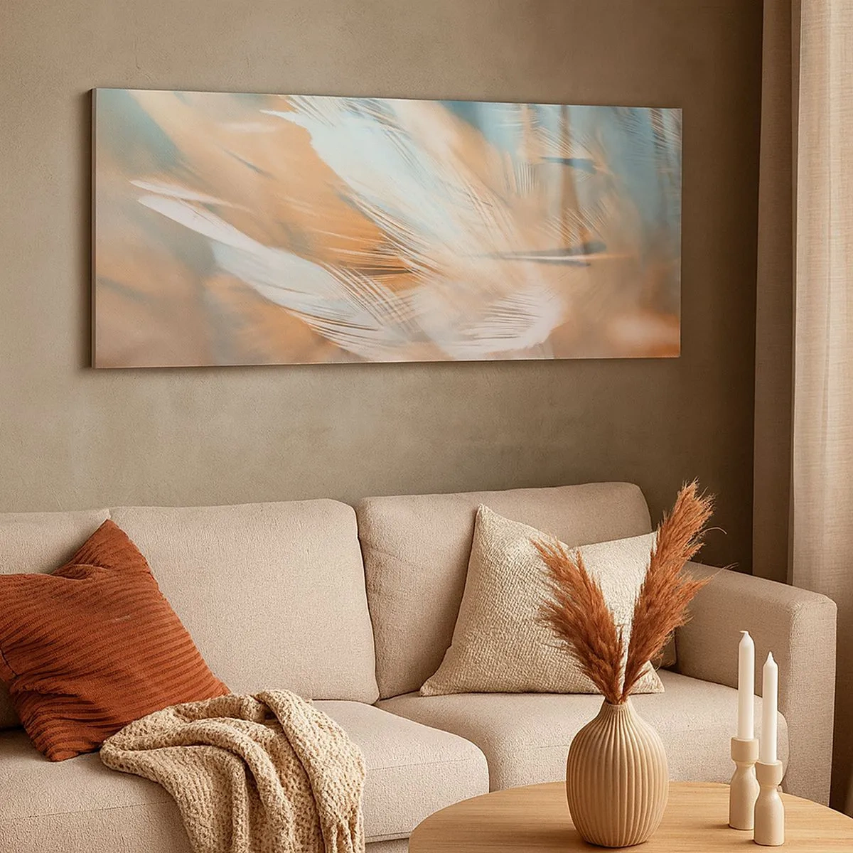 Bild auf Leinwand - Leinwandbild - Im Land der Sanftmut - 100x40 cm