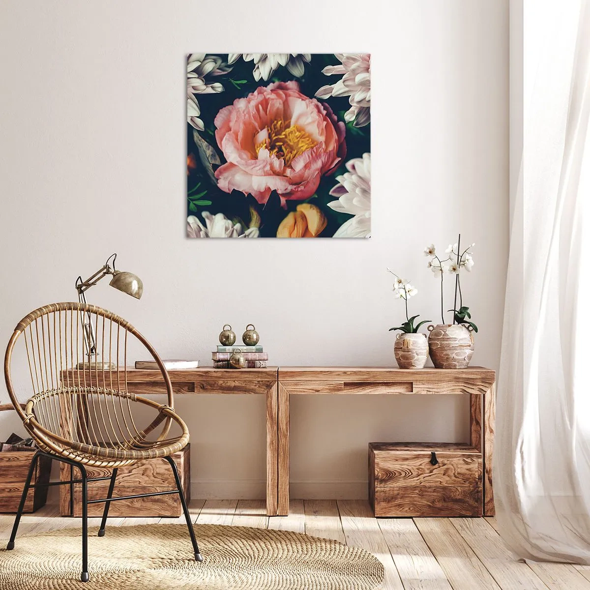 Bild auf Leinwand - Leinwandbild - Mit barocker Pracht - 40x40 cm