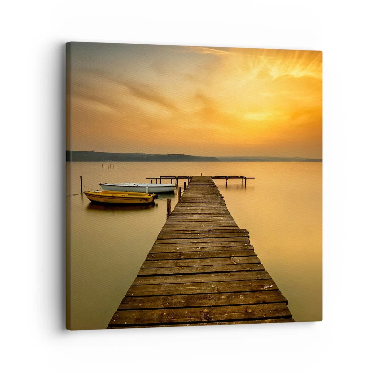 Bild auf Leinwand - Leinwandbild - Ich werde dir den goldenen Himmel öffnen - 30x30 cm