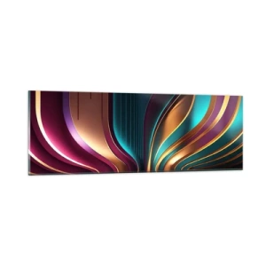 Glasbild - Bild auf glas - Architektur des Lichts - 90x30 cm