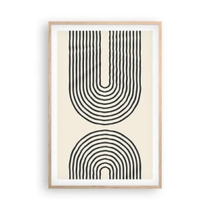 Poster in einem Rahmen aus heller Eiche - In einem Moment ... - 61x91 cm