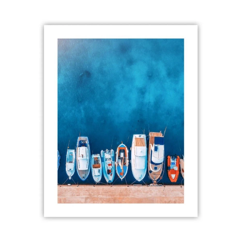 Poster - In einer Reihe - 40x50 cm