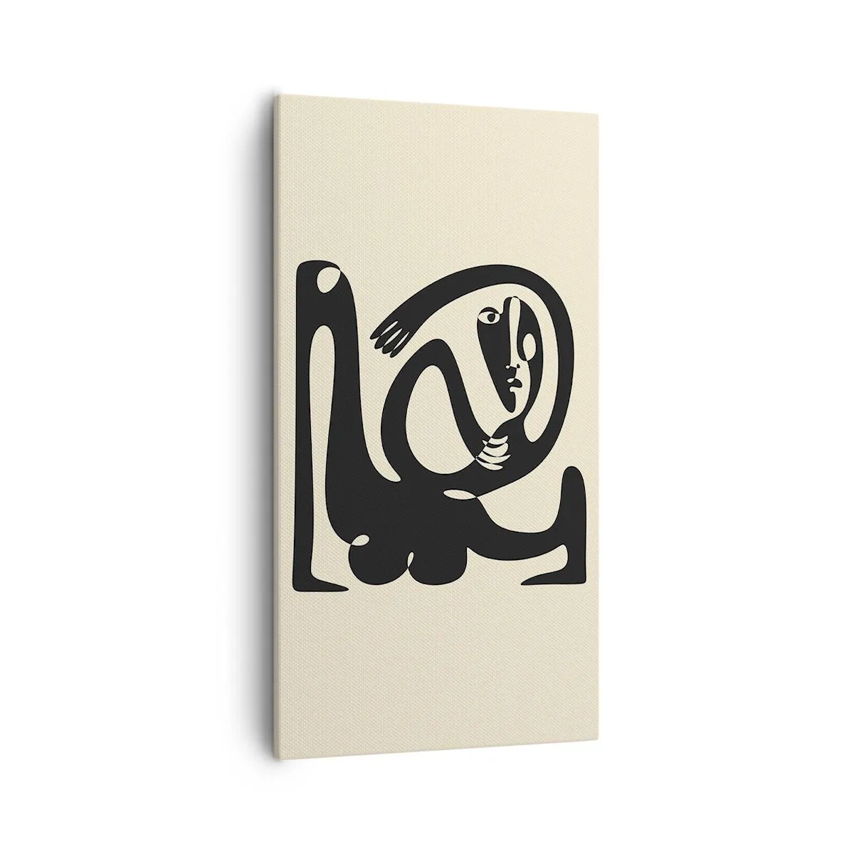 Bild auf Leinwand - Leinwandbild - Fast wie Picasso - 55x100 cm