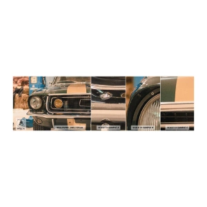 Fototapetenmuster Standard Eco - Treffen mit einer Legende - Auto, Automobil, Alte Schule - 100x30 cm