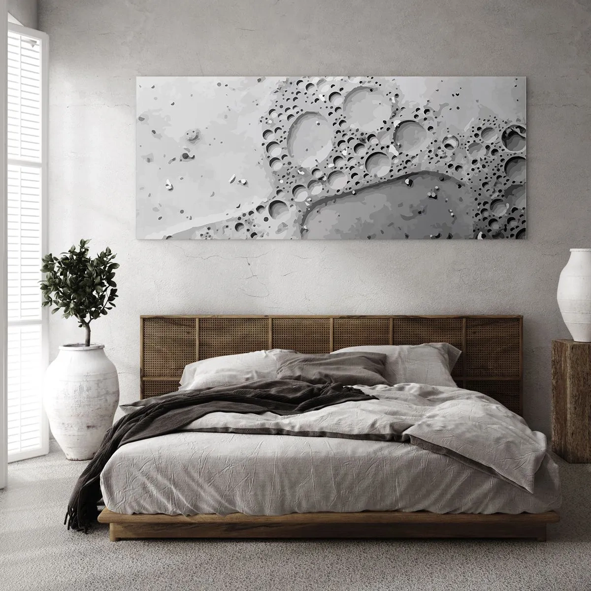 Glasbild - Bild auf glas - Schaumpfad - 100x40 cm