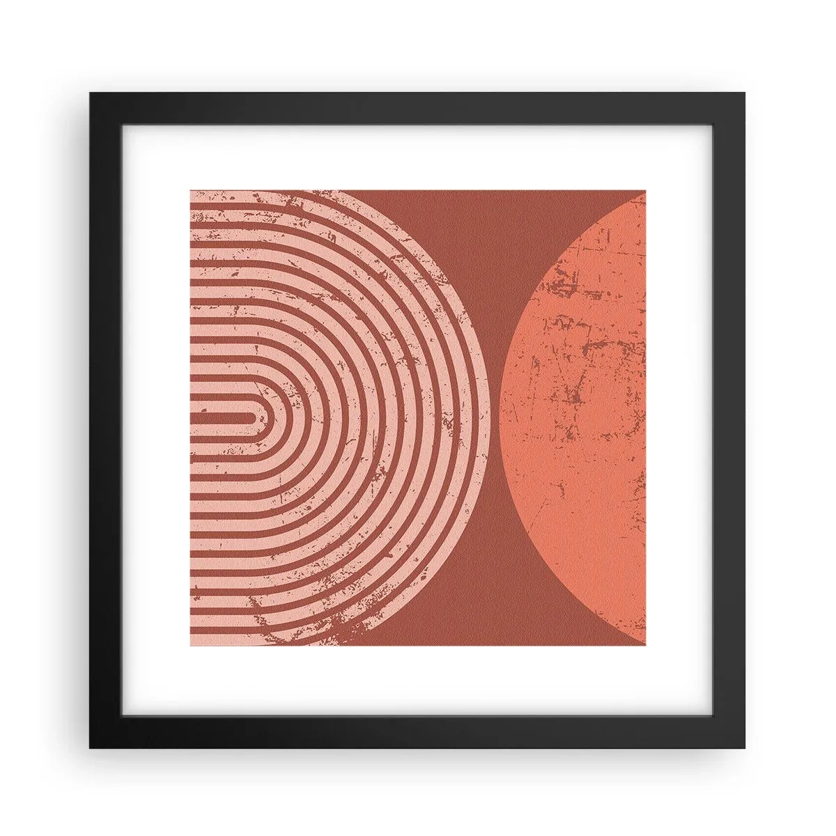 Poster in einem schwarzem Rahmen - Enge Beziehung - 30x30 cm