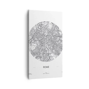 Bild auf Leinwand - Leinwandbild - Anatomie von Rom - 55x100 cm