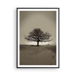 Poster in einem schwarzem Rahmen - Von hier zu Ewigkeit - 70x100 cm