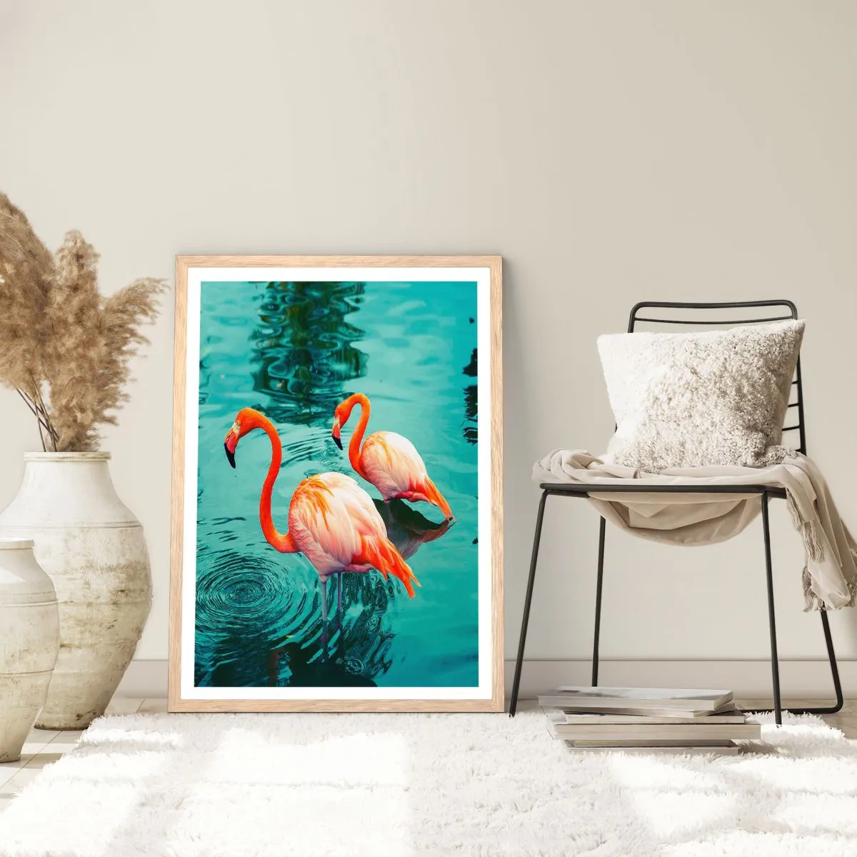 Poster in einem Rahmen aus heller Eiche - Wir sind jetzt in Mode - 61x91 cm