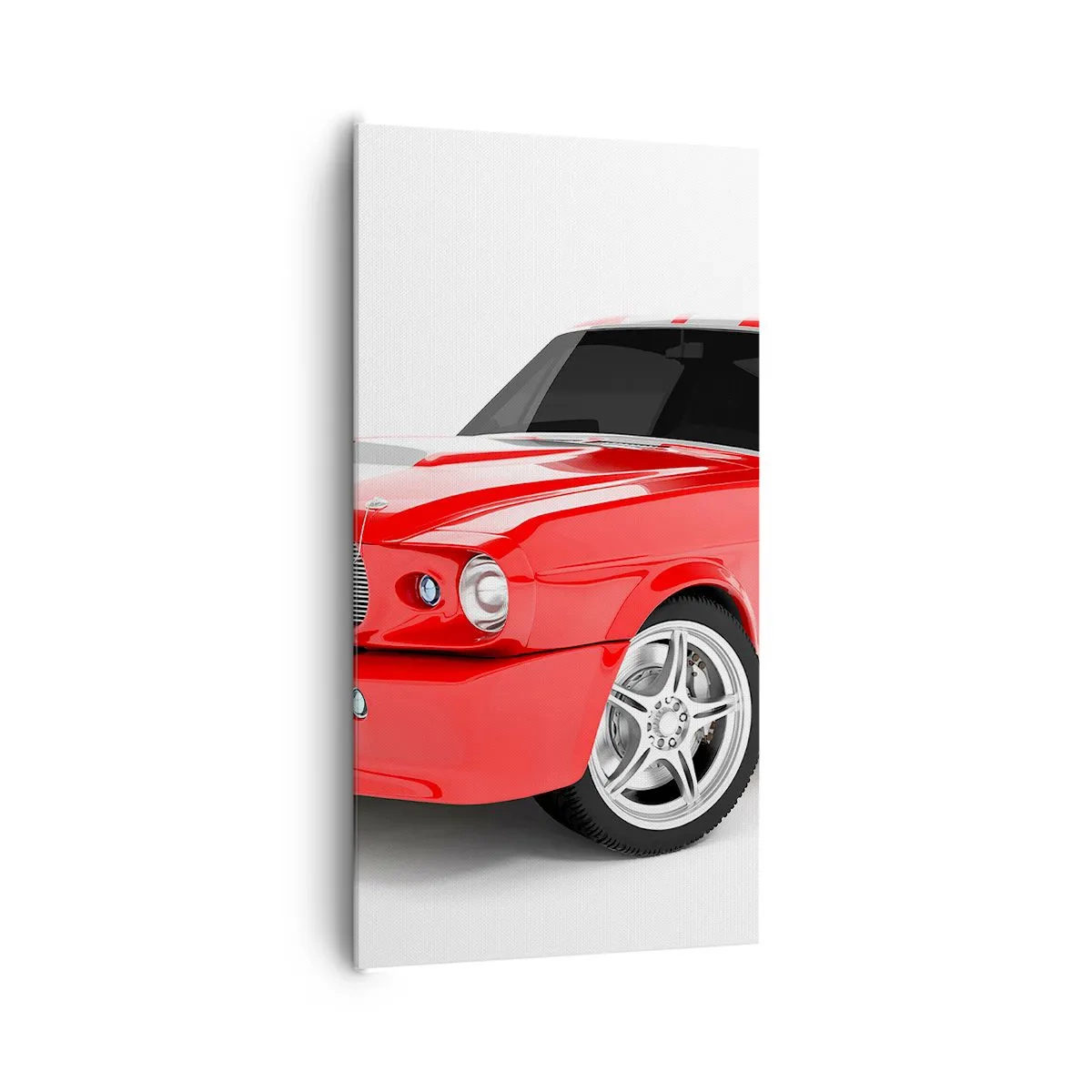 Bild auf Leinwand - Leinwandbild - Ein Mustang so schnell wie der Wind - 65x120 cm