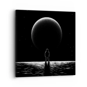 Bild auf Leinwand - Leinwandbild - Angesicht zu Angesicht - 40x40 cm