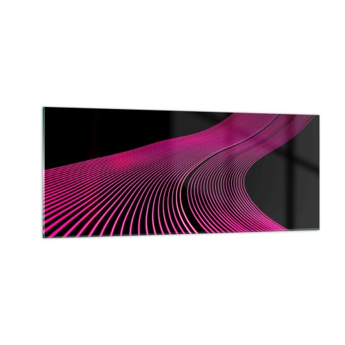 Glasbild - Bild auf glas - Allee des Lichts - 100x40 cm