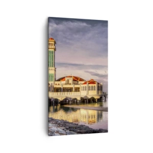 Bild auf Leinwand - Leinwandbild - Tempel der Natur - 45x80 cm