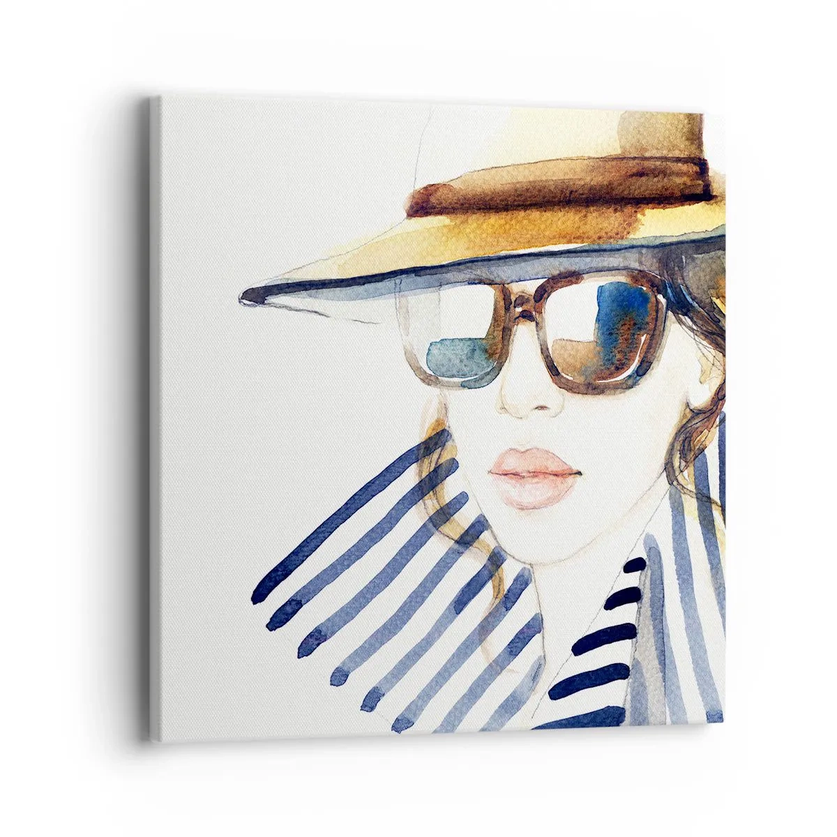 Bild auf Leinwand - Leinwandbild - Florida heißt Sie willkommen! - 40x40 cm