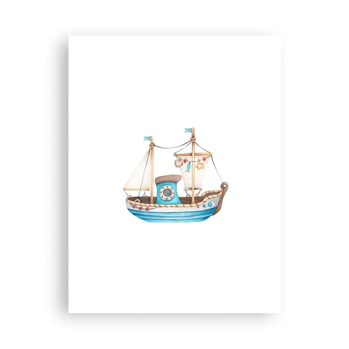 Poster - Ahoi, Abenteuer! - 30x40 cm