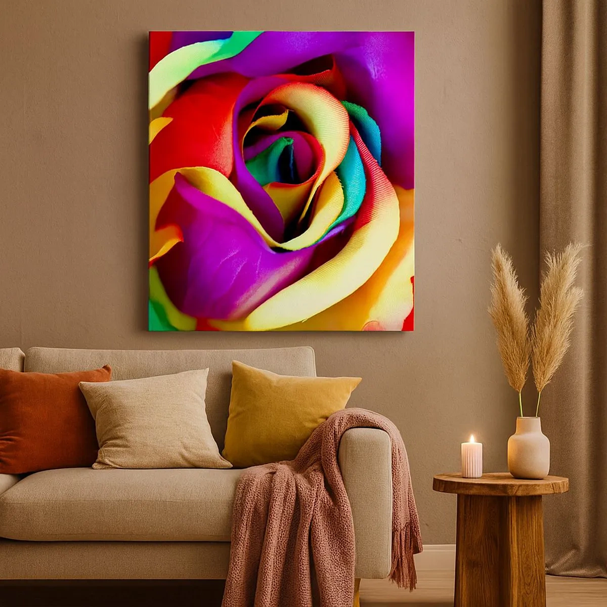 Bild auf Leinwand - Leinwandbild - Es ist unmöglich - 30x30 cm