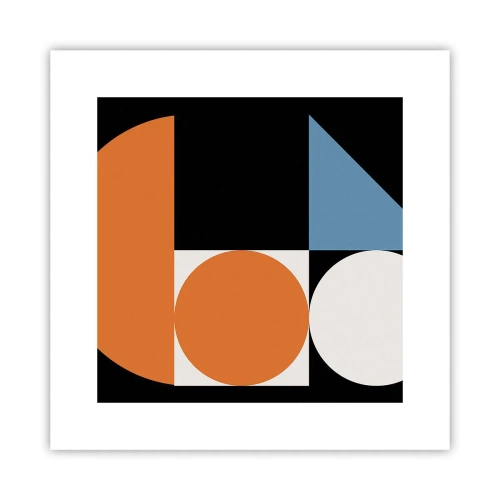 Poster - Bebilderte Anordnung - 30x30 cm