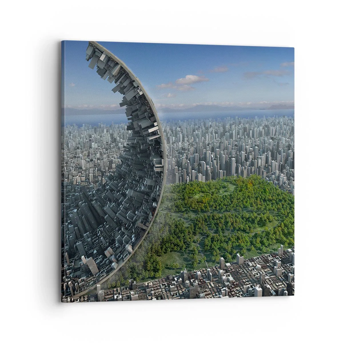 Bild auf Leinwand - Leinwandbild - Die Natur ist ewig - 70x70 cm