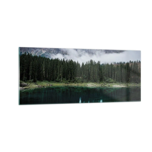 Glasbild - Bild auf glas - Leise, leise, lass uns das Trinkwasser nicht wecken ... - 100x40 cm