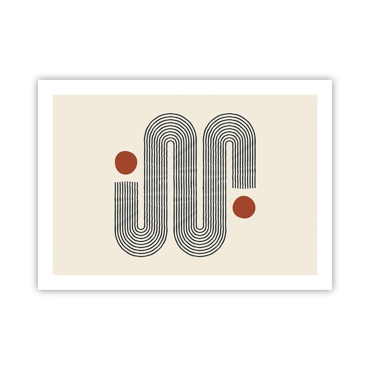 Poster - Vom Anfang bis zum Ende - 70x50 cm