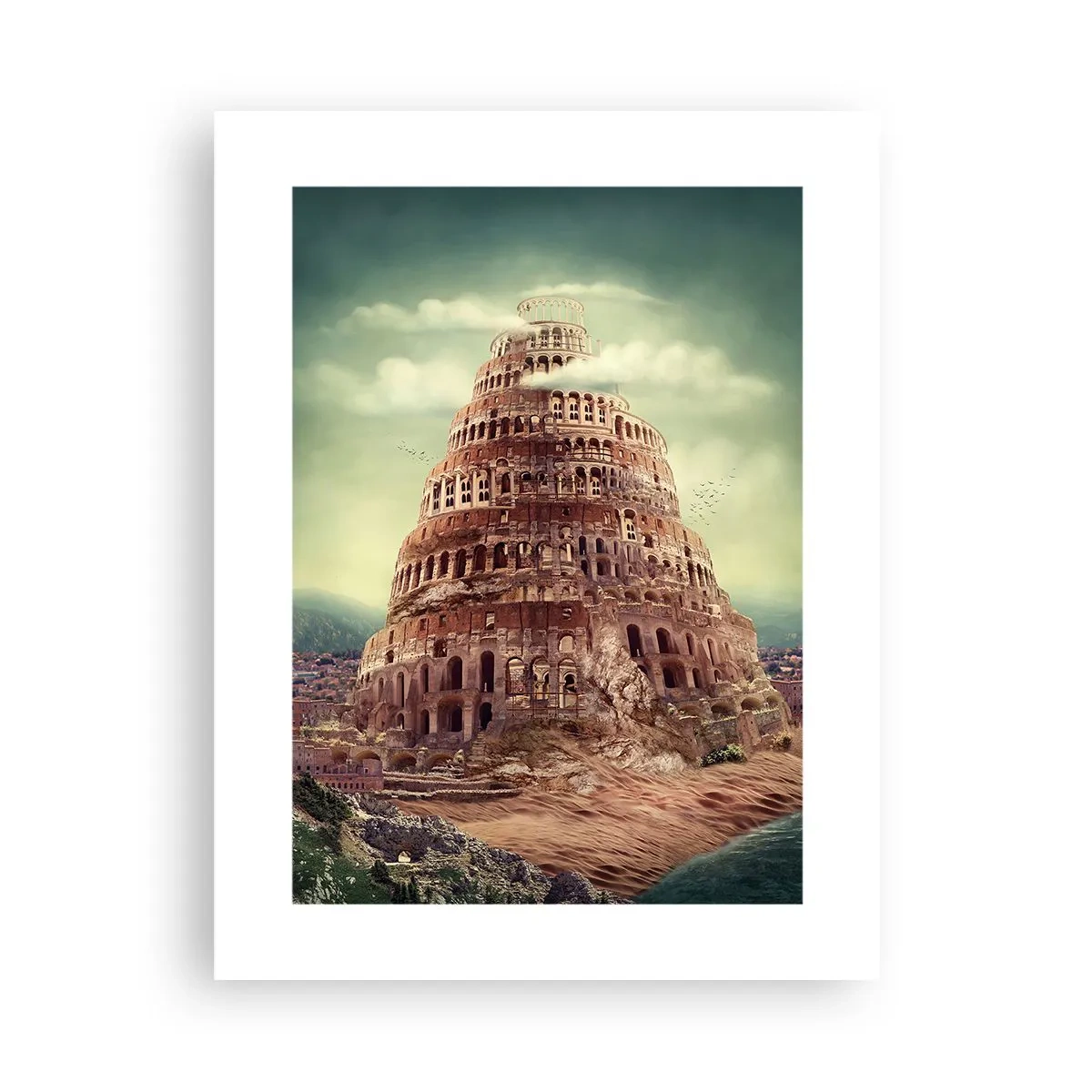 Poster - Turm von Babylon - 30x40 cm