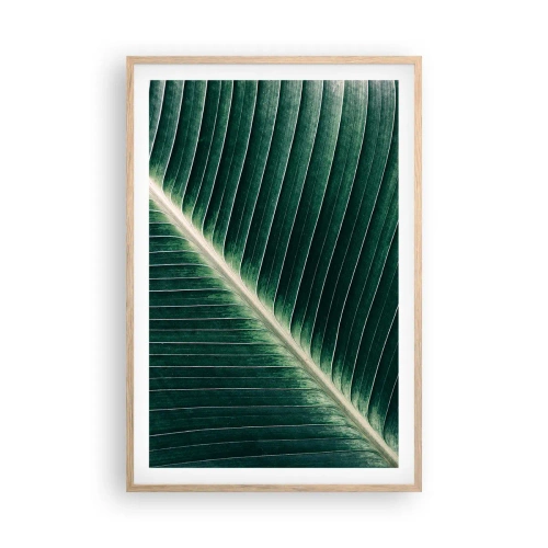 Poster in einem Rahmen aus heller Eiche - Rhythmus der Natur - 61x91 cm