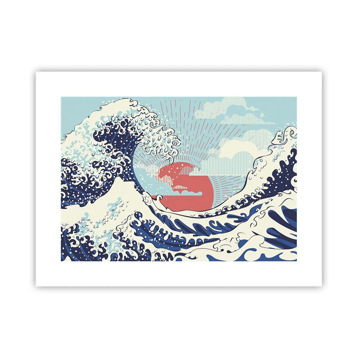 Poster - Von japanischer Inspiration - 40x30 cm