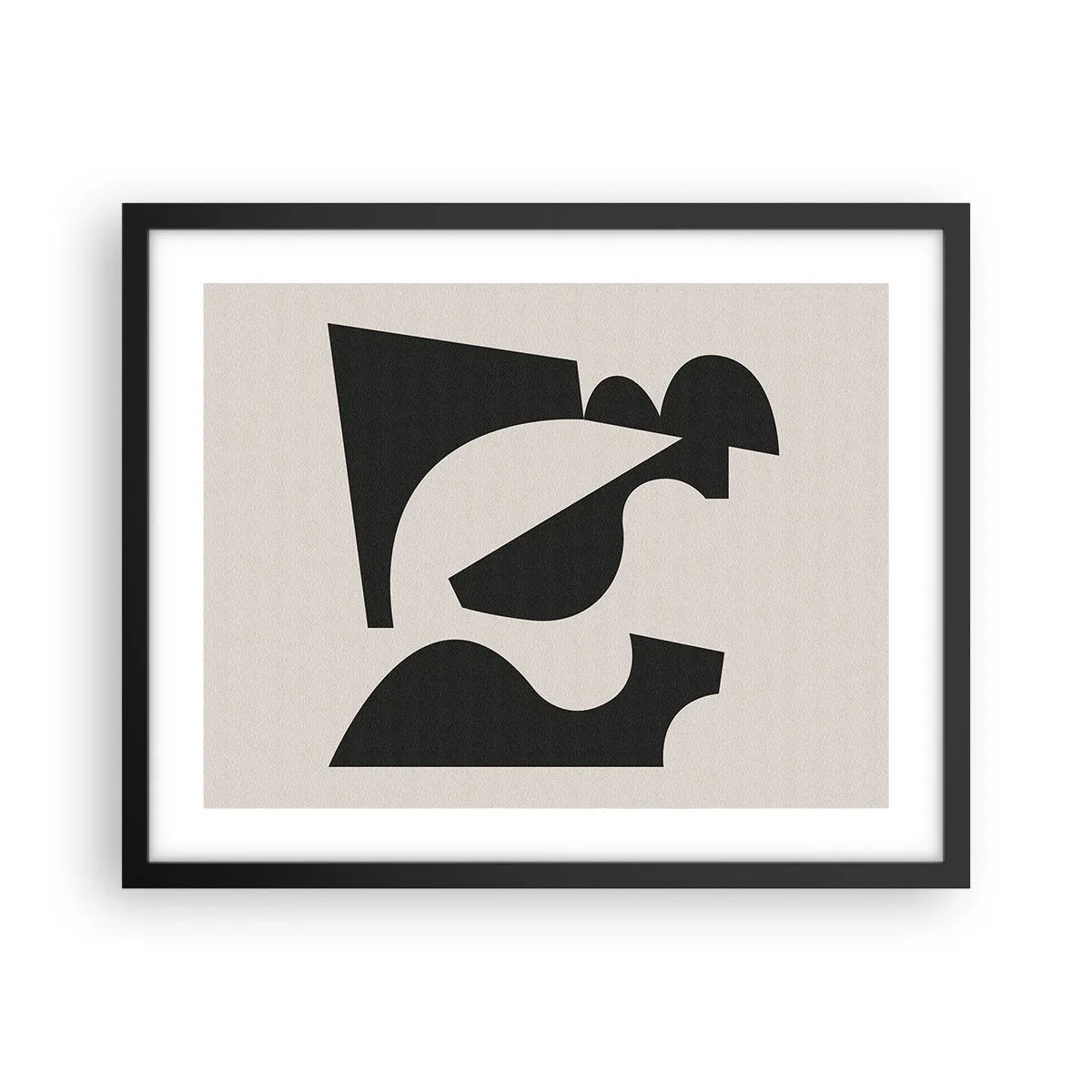 Poster in einem schwarzem Rahmen - Zum Selbstbauen - 50x40 cm