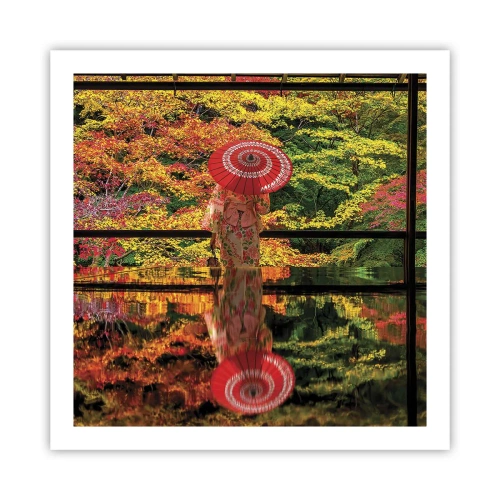 Poster - Im Tempel der Natur - 60x60 cm