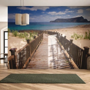 Fototapete Premium Canvas - Bring mich zu den glücklichen Inseln - Landschaft, Strand, Madeira - 350x256 cm