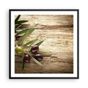 Poster in einem schwarzem Rahmen - Direkt aus der Natur - 60x60 cm