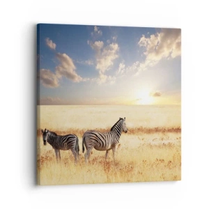 Bild auf Leinwand - Leinwandbild - Geh weg, sei nicht in Frieden - 30x30 cm