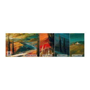 Fototapetenmuster Standard Eco - Toskanische Landschaft - Landschaft, Toskana, Reisen - 100x30 cm