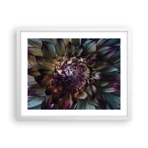 Poster in einem weißen Rahmen - Die Blütezeit der Jugend - 50x40 cm