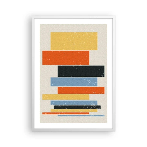 Poster in einem weißen Rahmen - Musiknotation - 50x70 cm