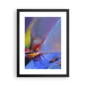 Poster in einem schwarzem Rahmen - Propeller wie ein Vogel - 30x40 cm