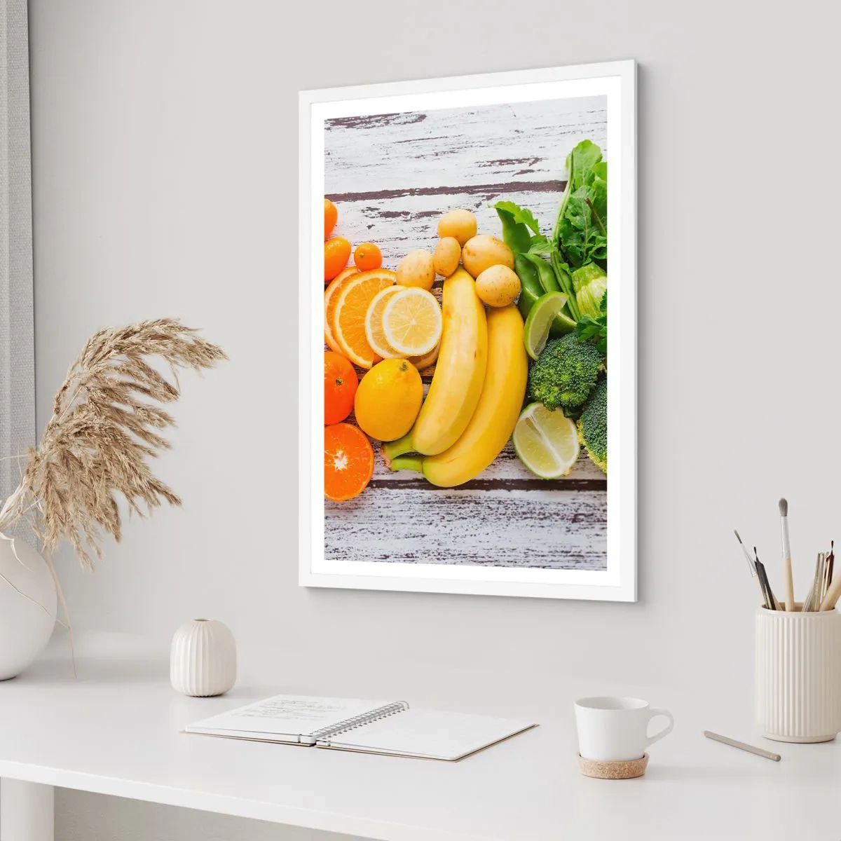 Poster in einem weißen Rahmen - Es ist nicht genug? - 61x91 cm