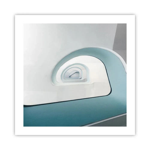 Poster - Bis zum Ende des Blaus - 50x50 cm