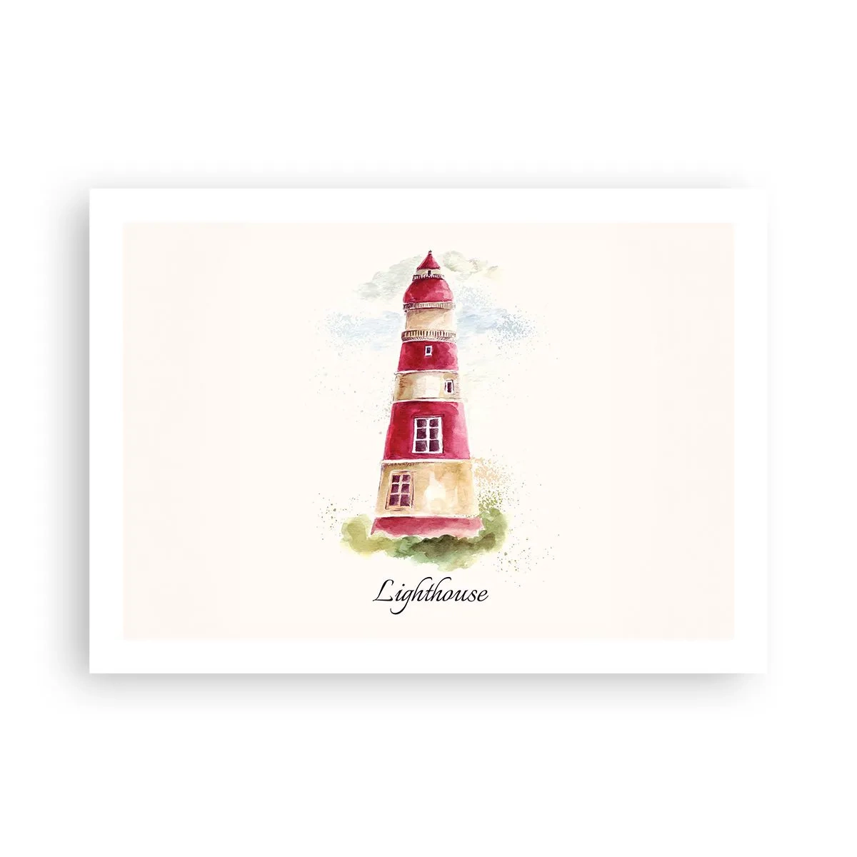 Poster - Das Wetter ringsum ist immer gut - 70x50 cm