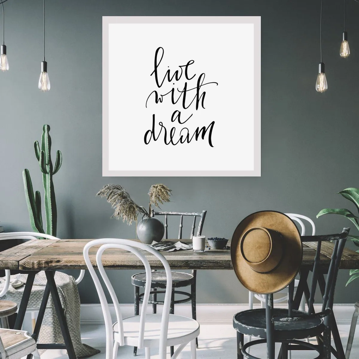 Poster - Na sicher - 60x60 cm