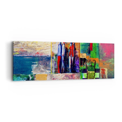 Bild auf Leinwand - Leinwandbild - Beziehungen und Emotionen - 90x30 cm