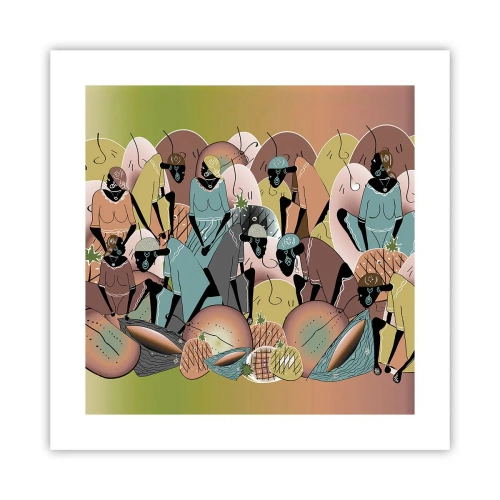 Poster - Ein toller Urlaub steht bevor - 40x40 cm